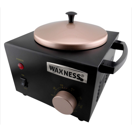 Professional Wax Heater - 1 lb BLACK & BLUSH MATTE