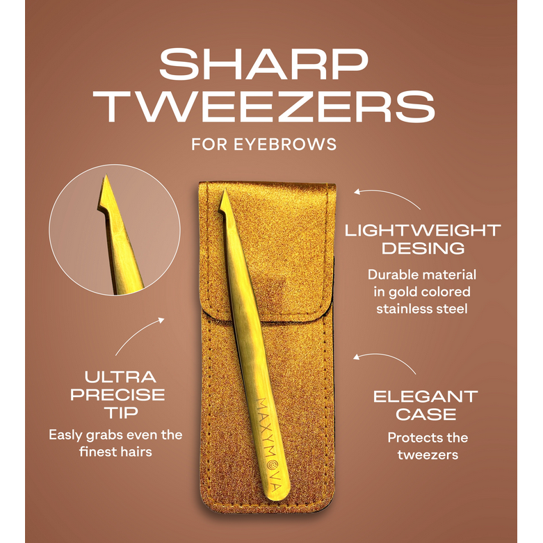 Maxymova Precision Stainless Flat Tweezer