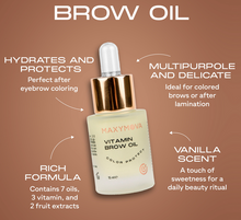 Load image into Gallery viewer, Vitamin Brow Oil 15ml