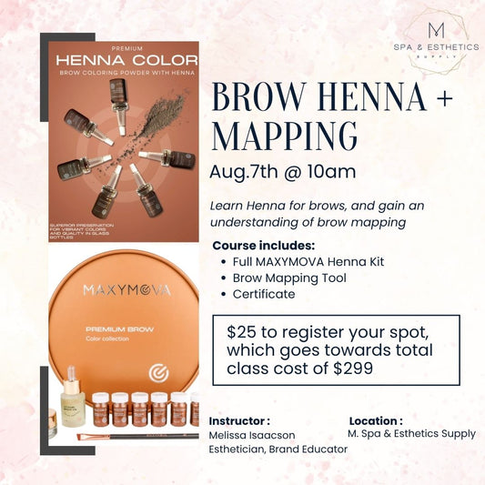 Brow Henna + Mapping Class - 08/07