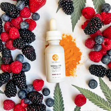 Load image into Gallery viewer, Berry Bliss CBD + Turmeric Tincture