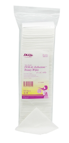 Cotton/Poly-blend Esthetic Wipes (4x4, 2x2)